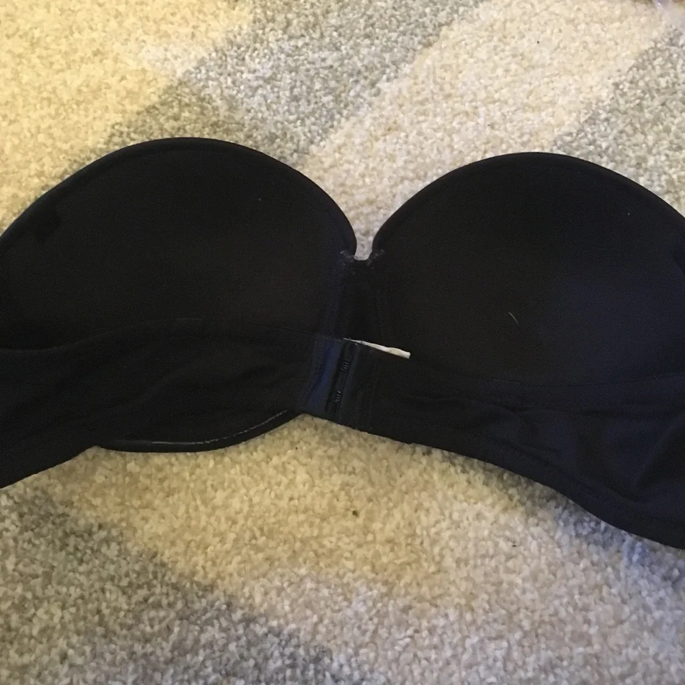 Calvin Klein Black Strapless Bra